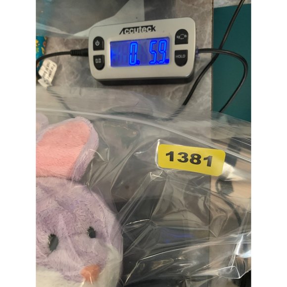 TY 2011 Springy Plushie Lavender Purple Bunny Plush Pink Feet 12” - Picture 9 of 9